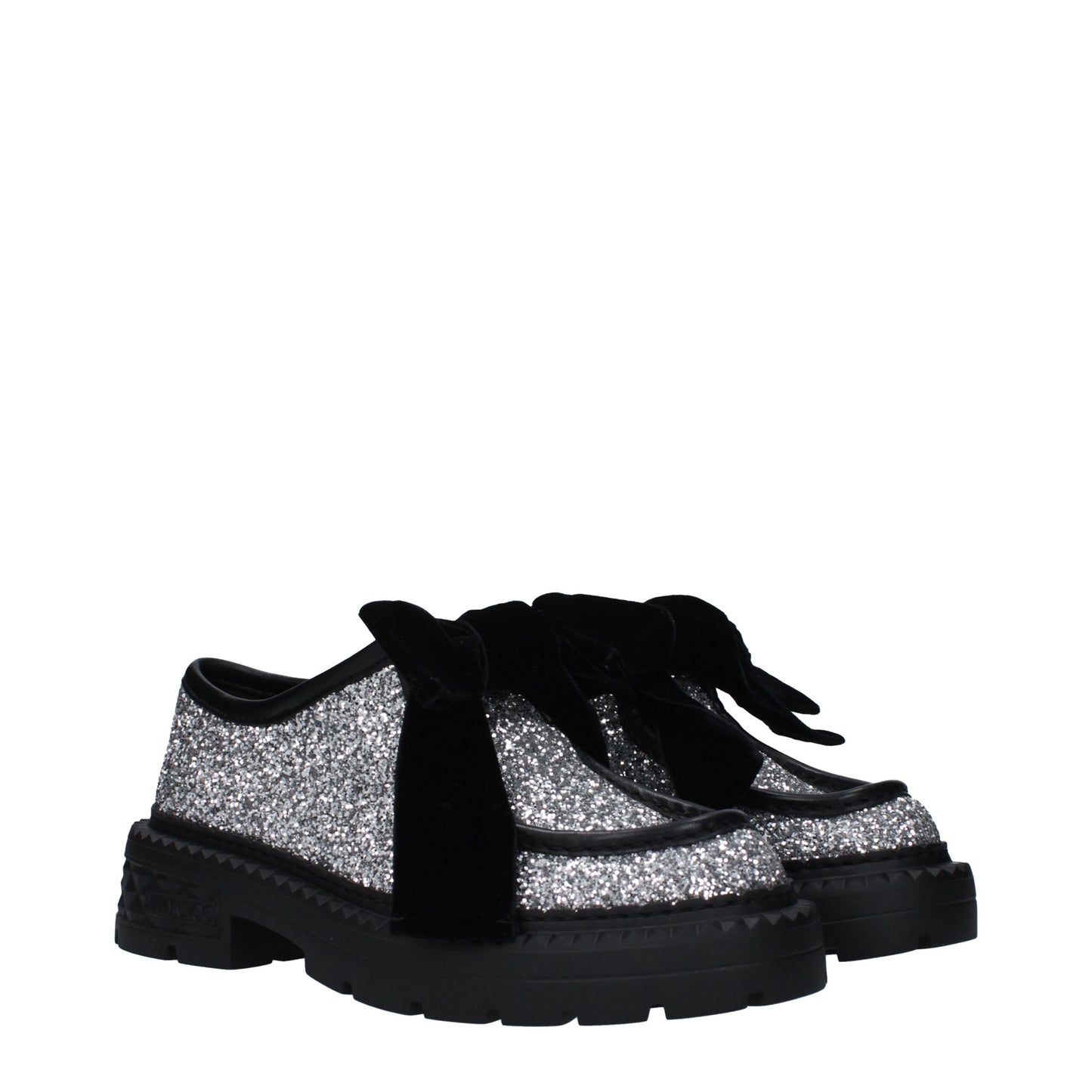 Jimmy Choo Graue Slipper aus Kunststoff zum Reinschlüpfen