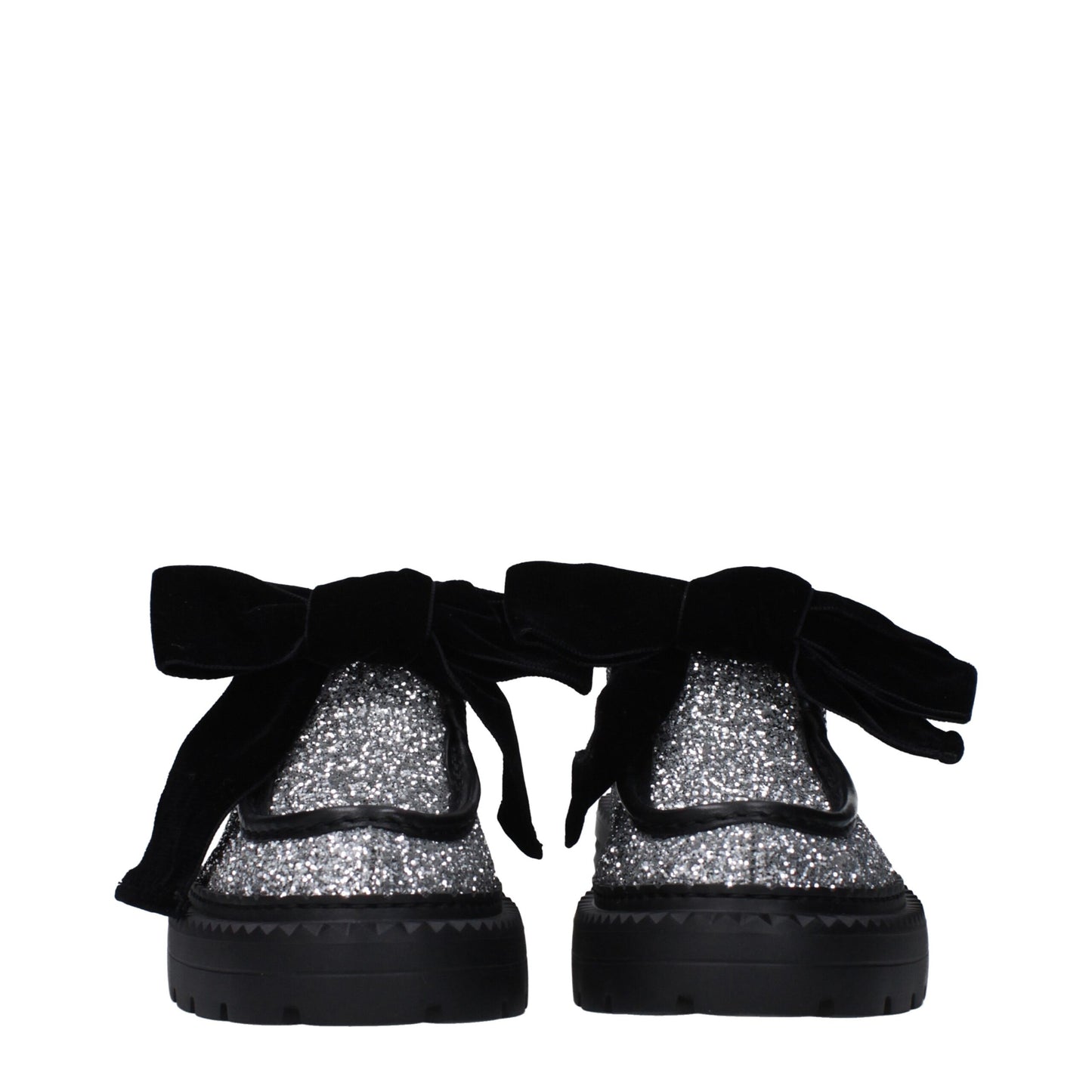 Jimmy Choo Graue Slipper aus Kunststoff zum Reinschlüpfen