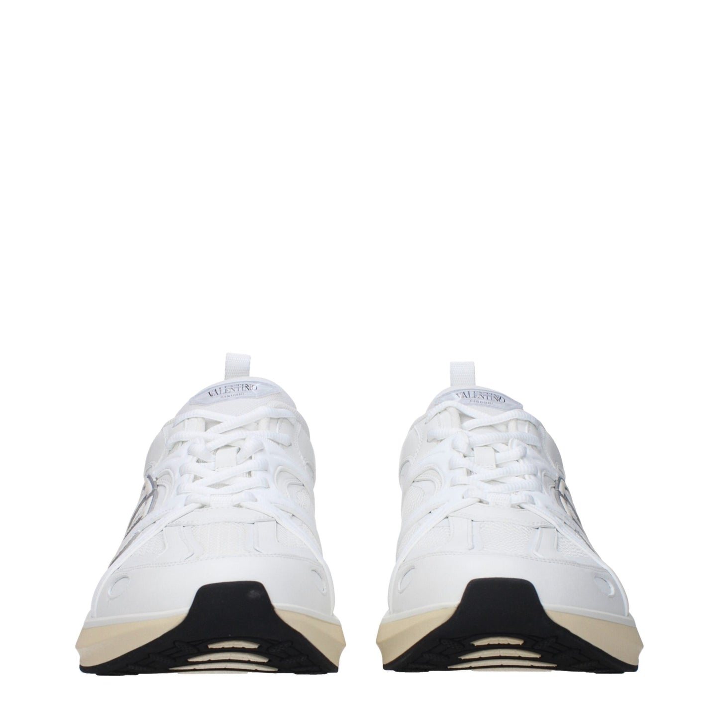 Valentino Garavani – Sportliche Sneakers aus weißem Stoff
