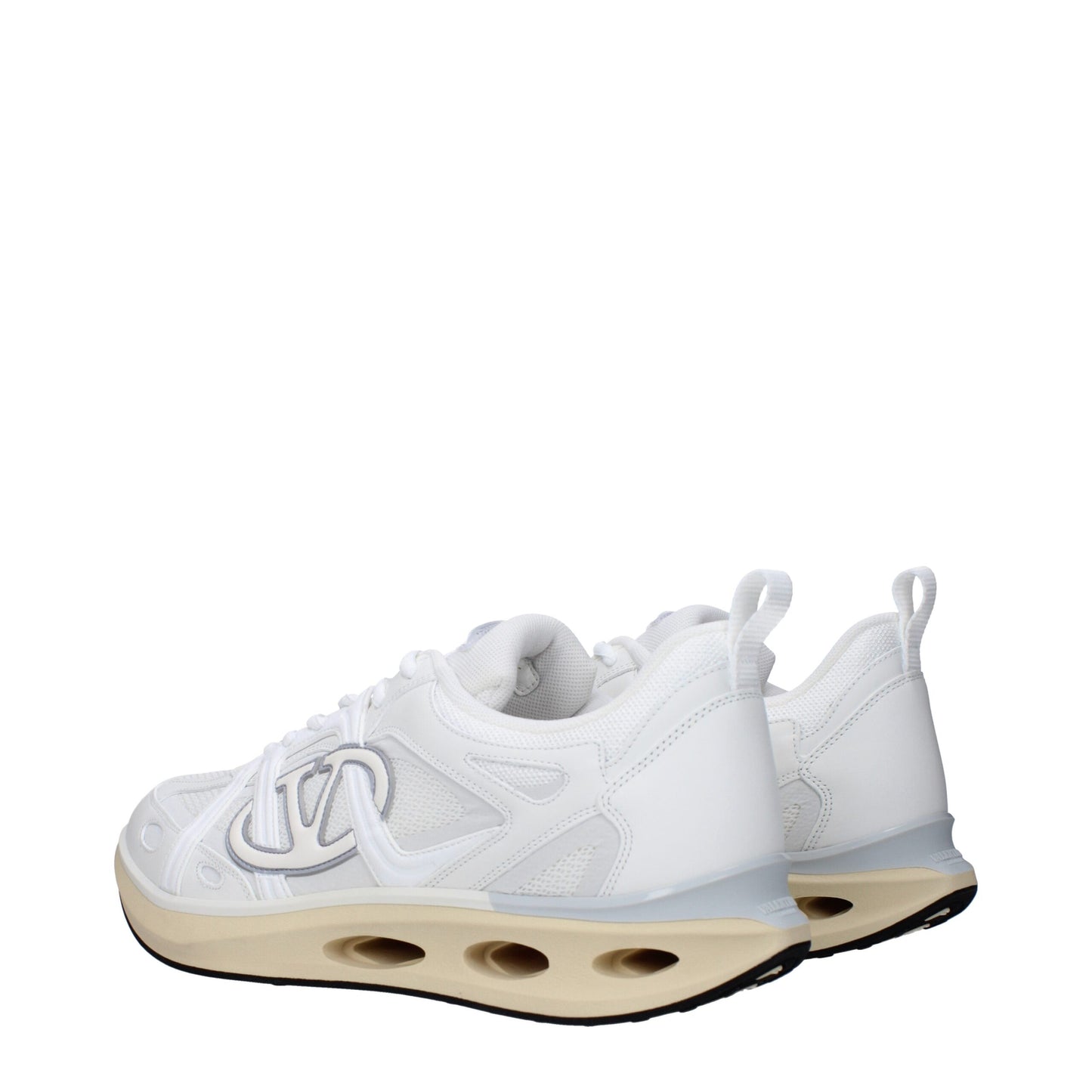 Valentino Garavani – Sportliche Sneakers aus weißem Stoff