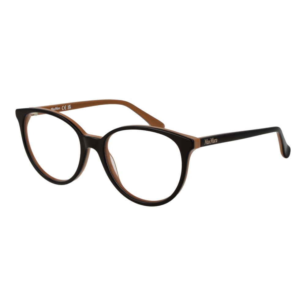 Max Mara Braune Unisex-Brillenfassungen