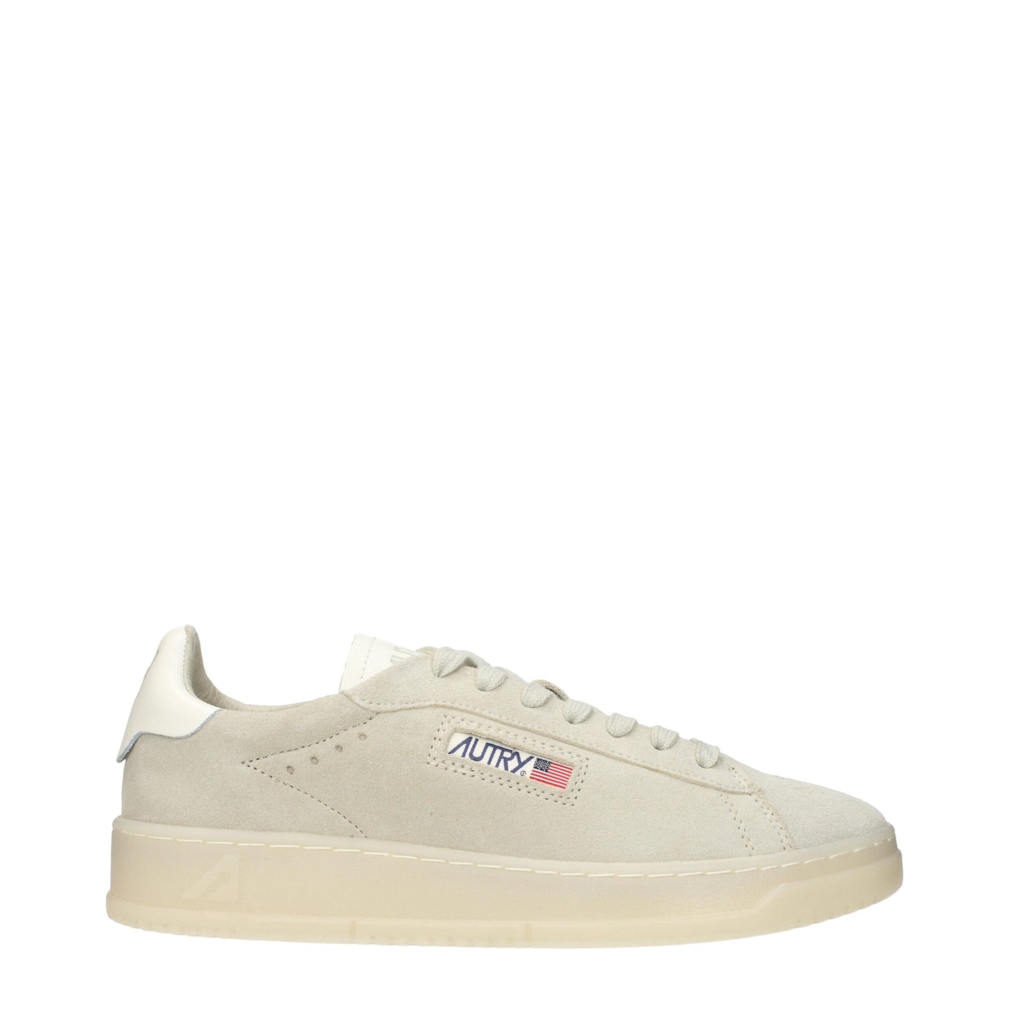 Baskets basses en cuir gris Autry