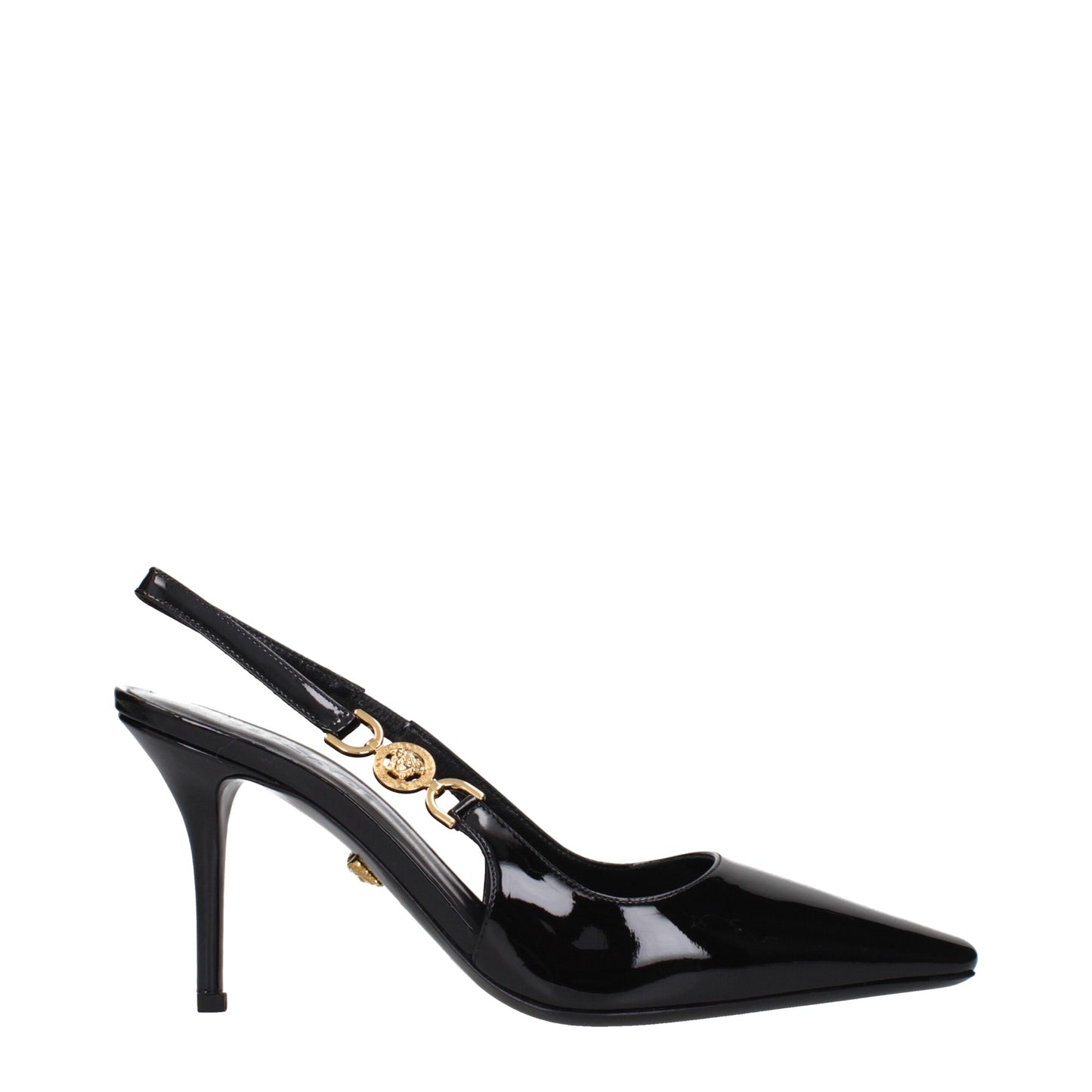Escarpins à talons hauts en cuir noir