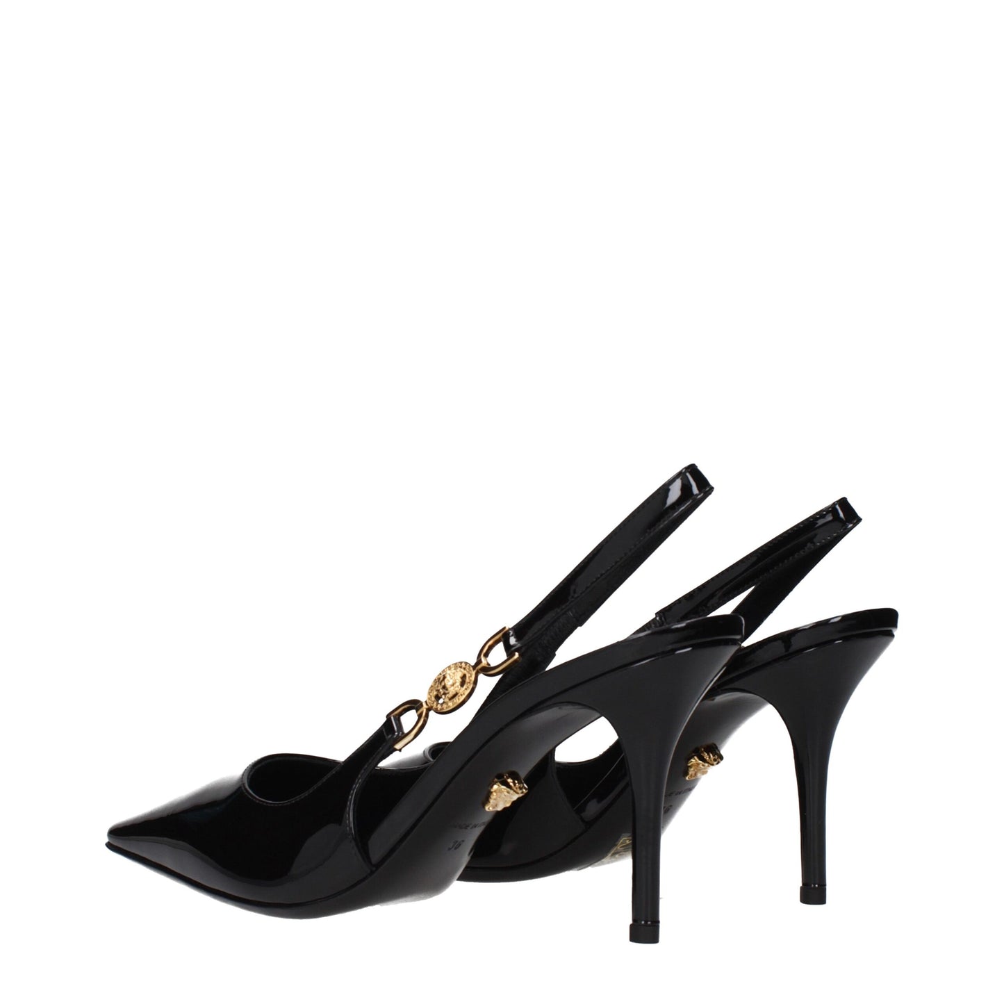 Escarpins à talons hauts en cuir noir