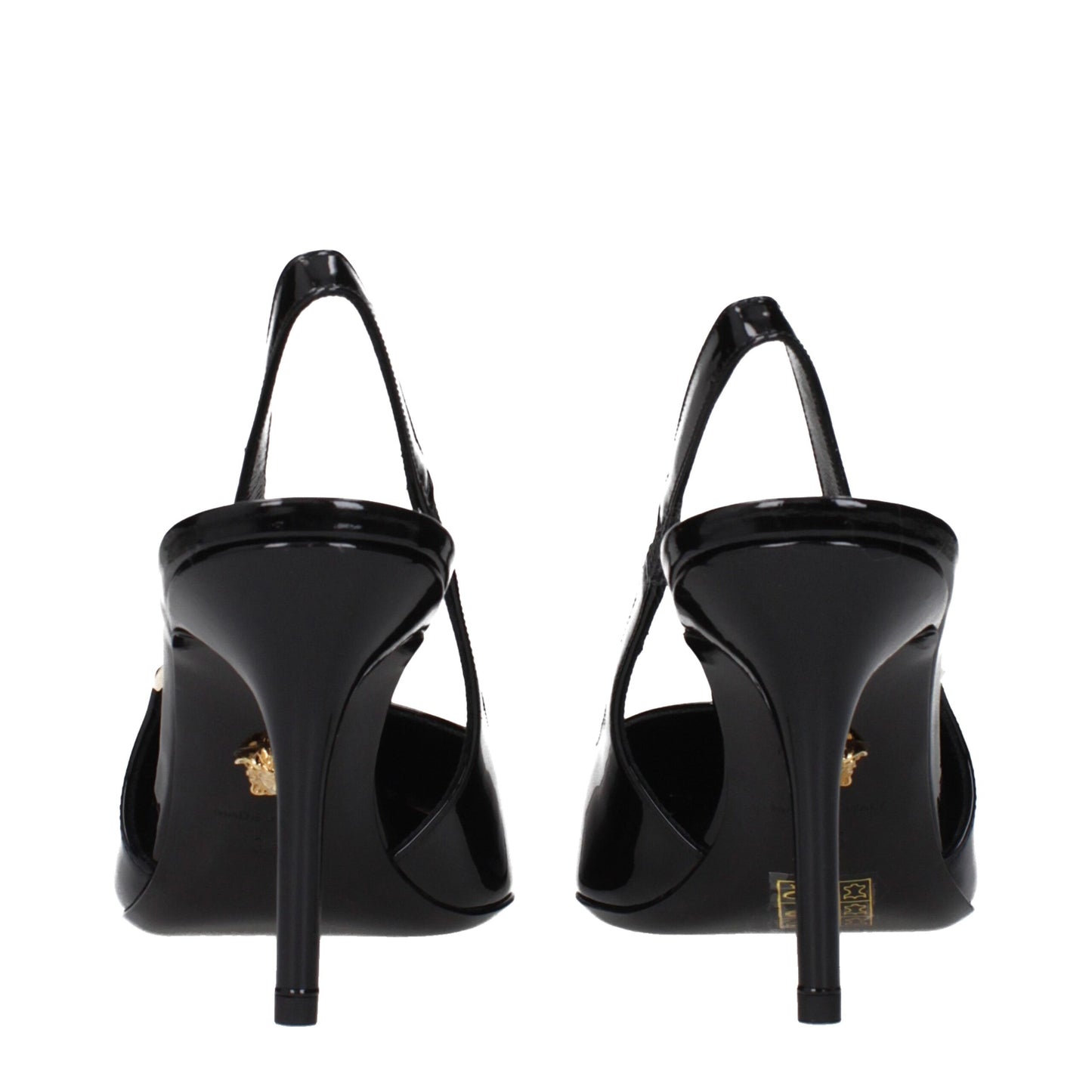 Escarpins à talons hauts en cuir noir