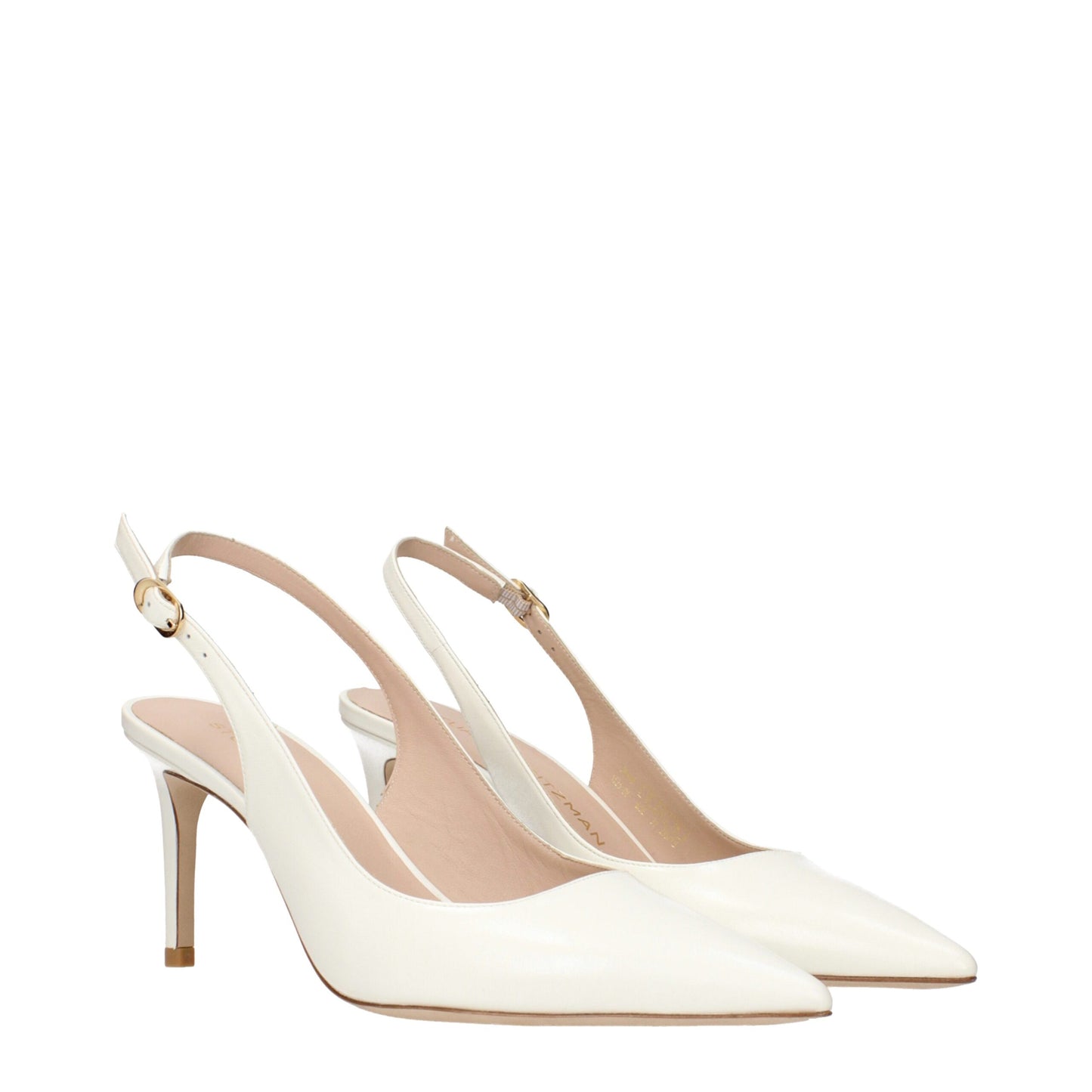 Beige Leather Pumps