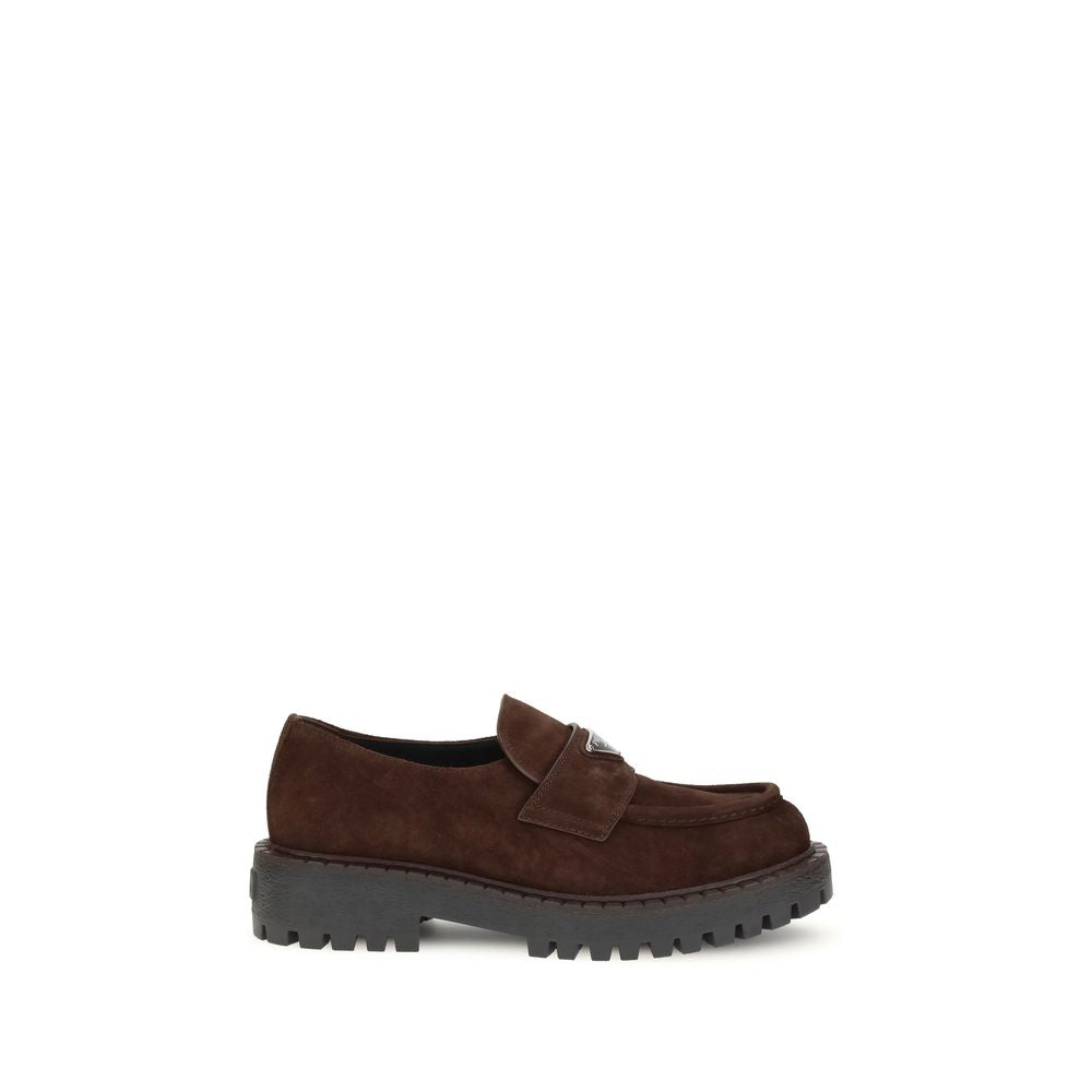 Mocassins en daim Prada