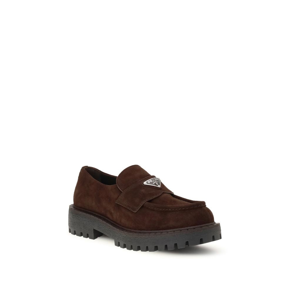 Mocassins en daim Prada