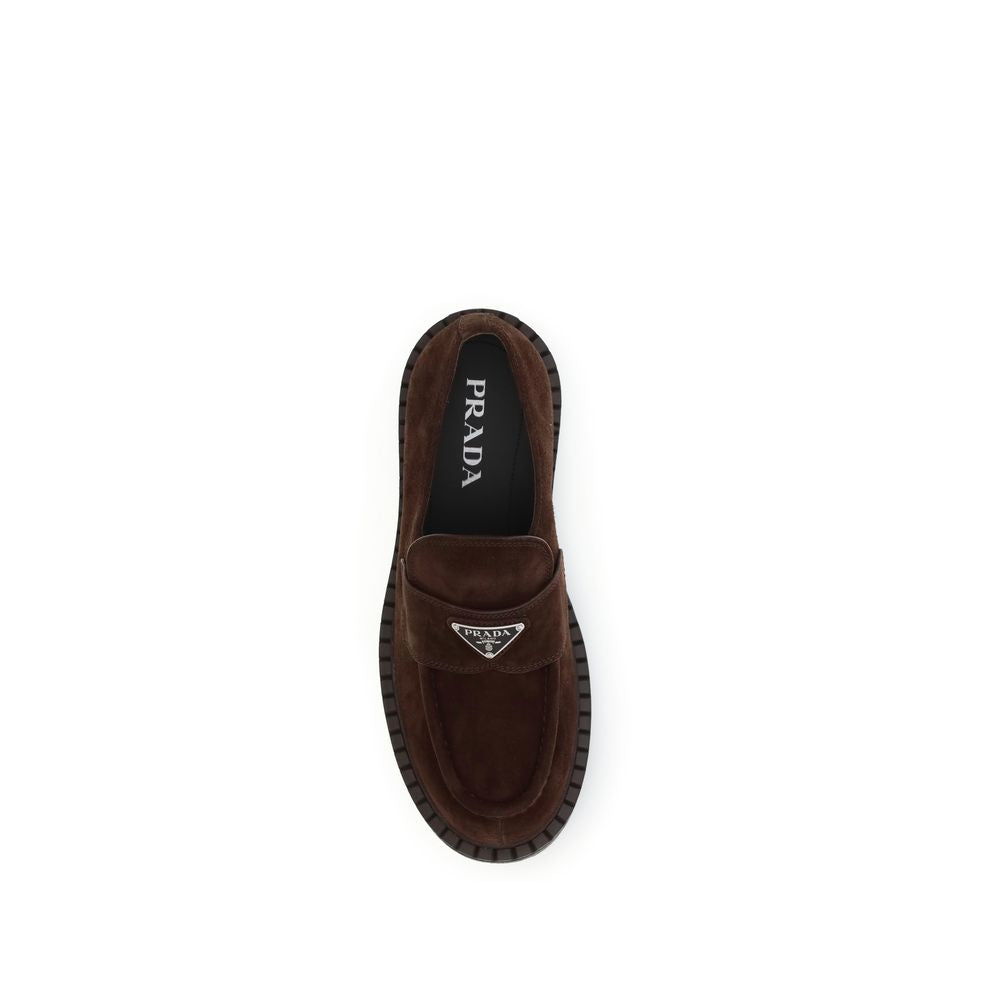 Mocassins en daim Prada