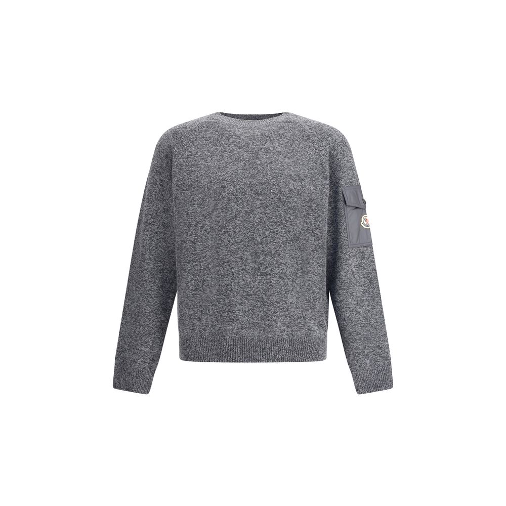Pull en laine moulinée et cachemire