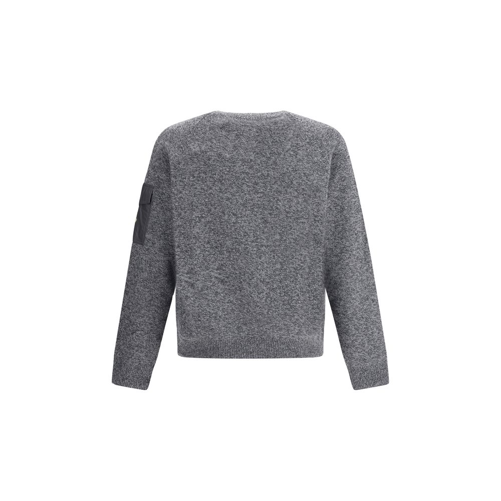 Pull en laine moulinée et cachemire