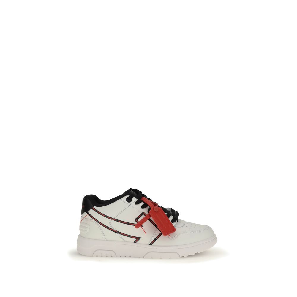 Sneakers à motif flèche cousue