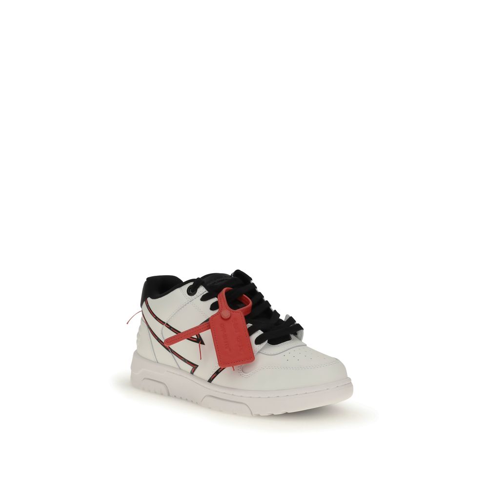 Sneakers à motif flèche cousue