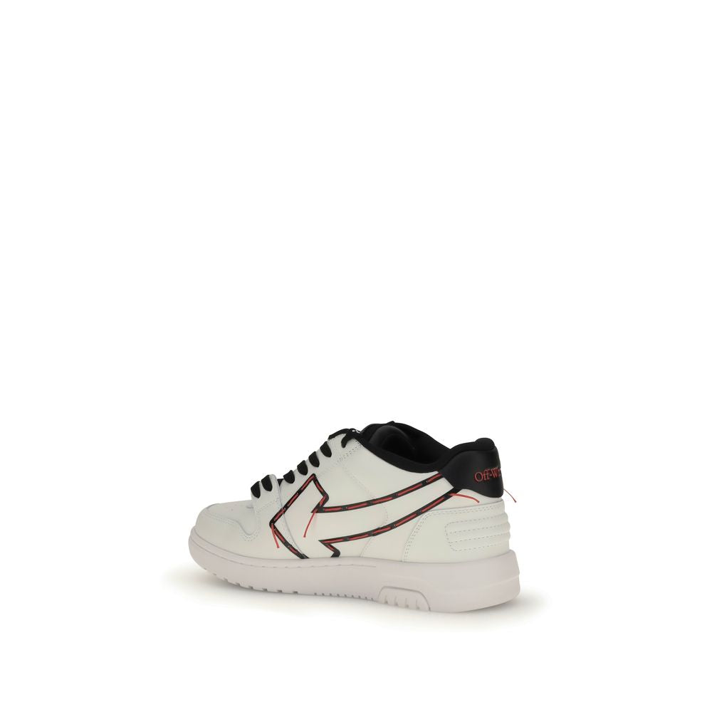 Sneakers à motif flèche cousue