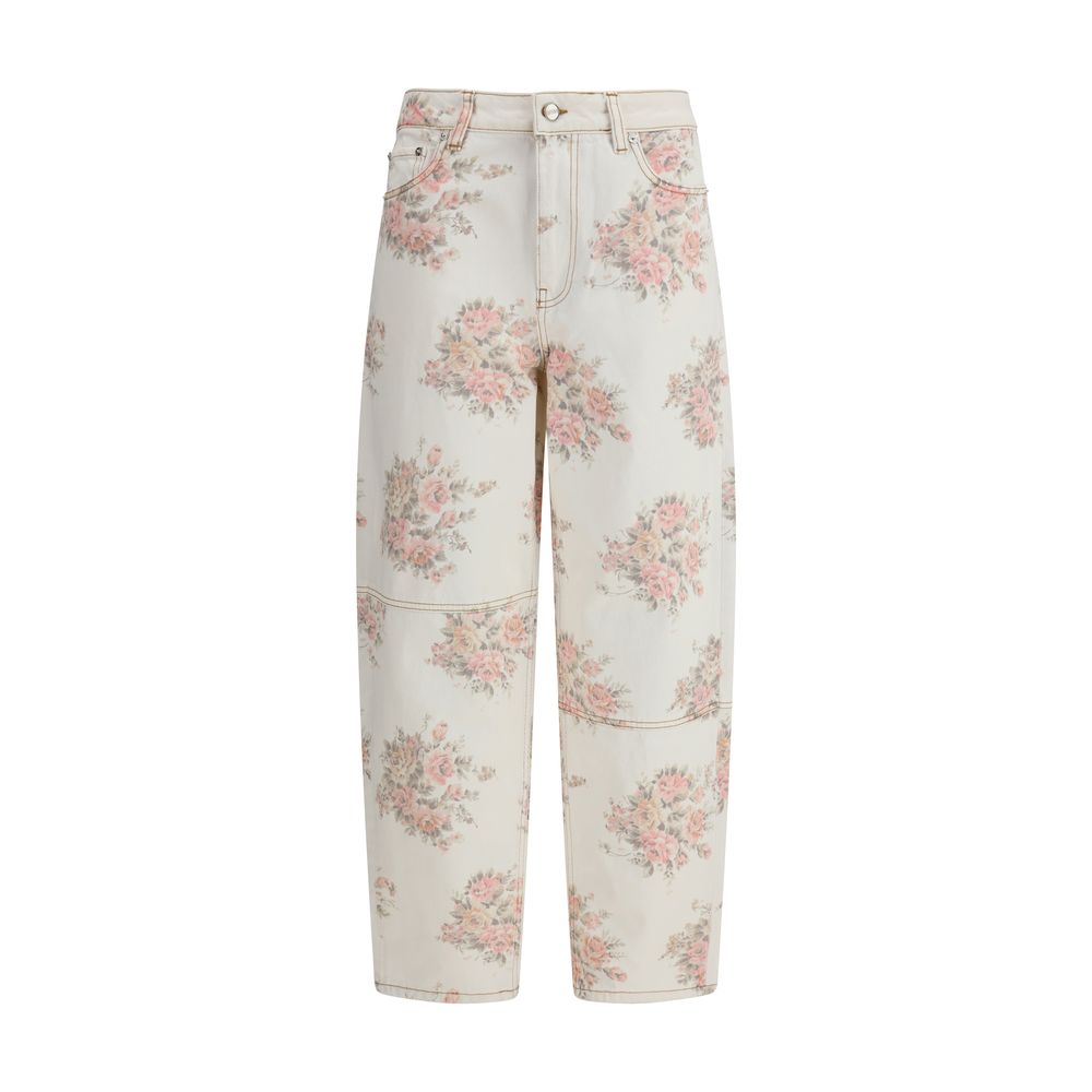 Jeans à imprimé floral Stary