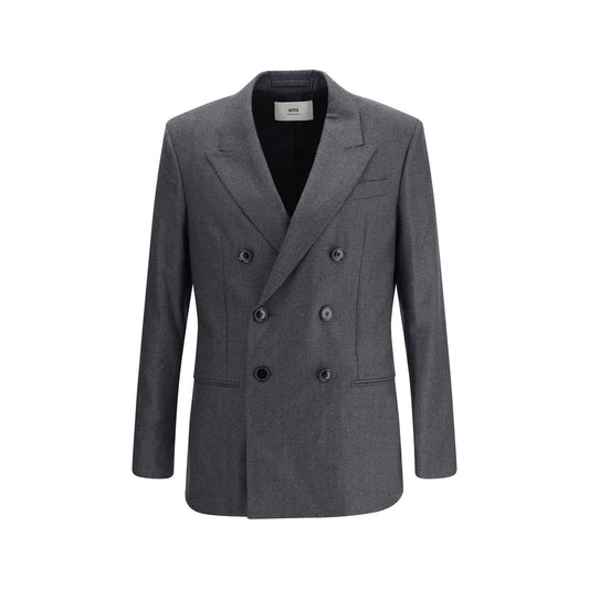 Blazer à double boutonnage en laine vierge