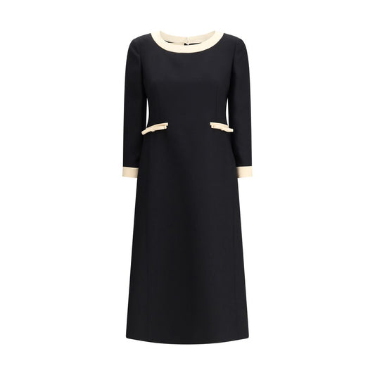 Robe en laine avec nœud
