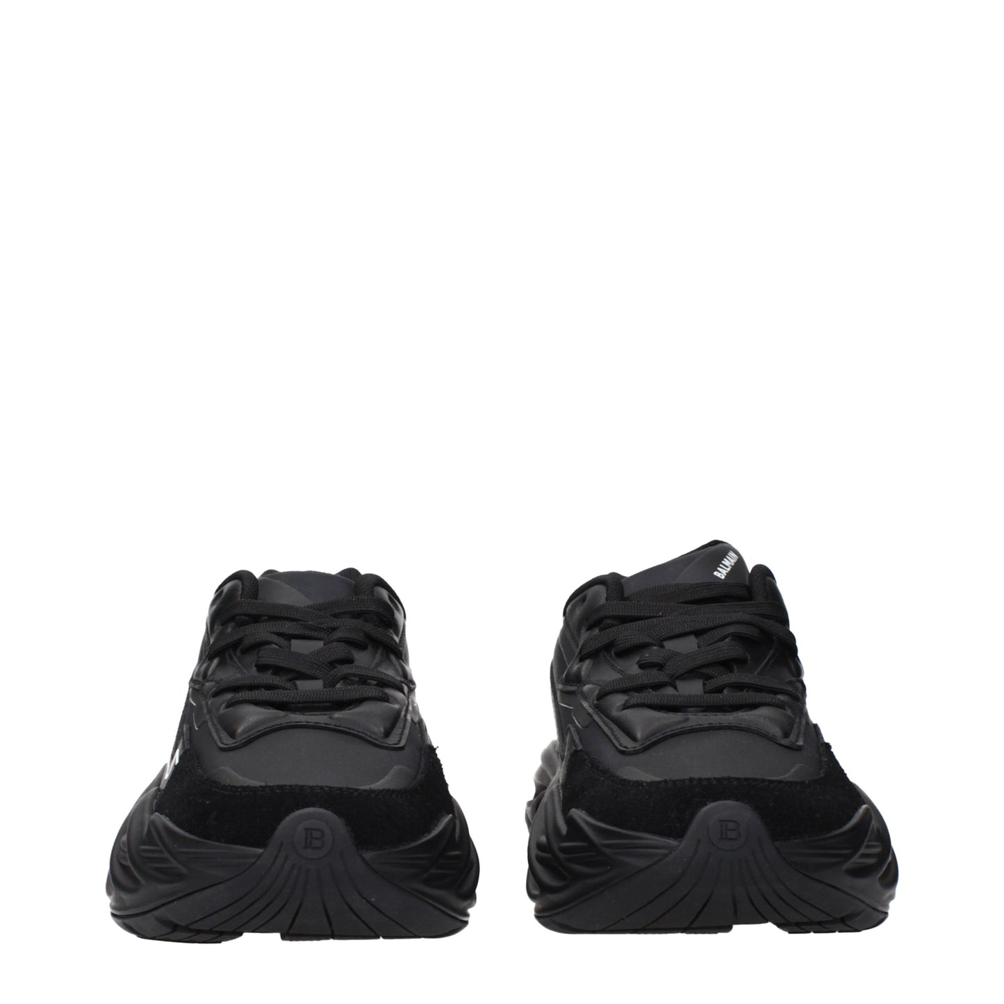 Sneakers de sport en cuir noir