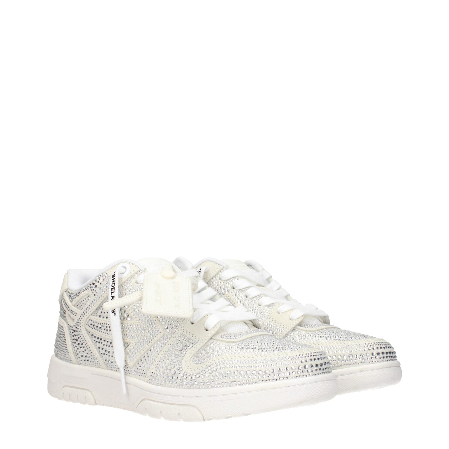 Baskets basses en cuir beige