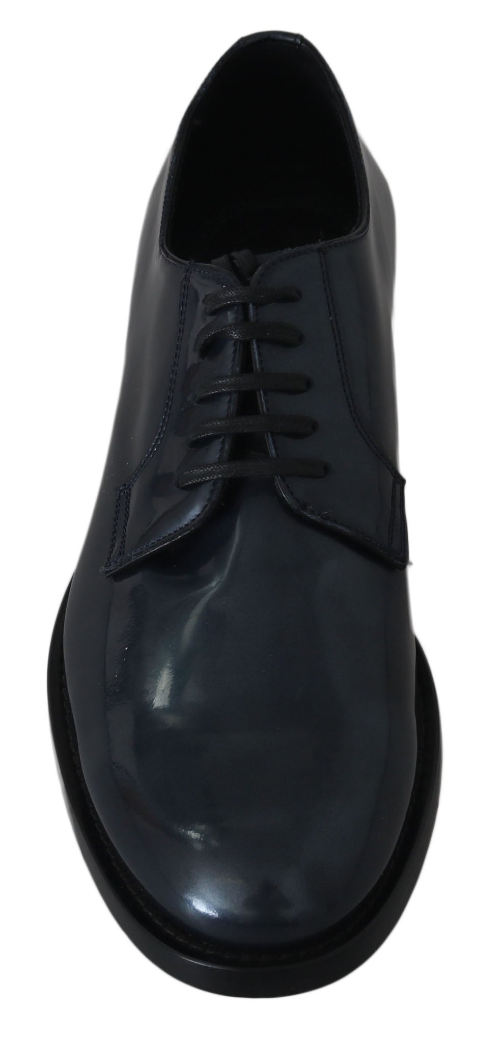 Chaussures habillées Derby en cuir bleu Dolce & Gabbana