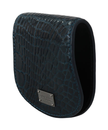 Étui à préservatifs Dolce &amp; Gabbana Blue Exotic Skins avec pochette