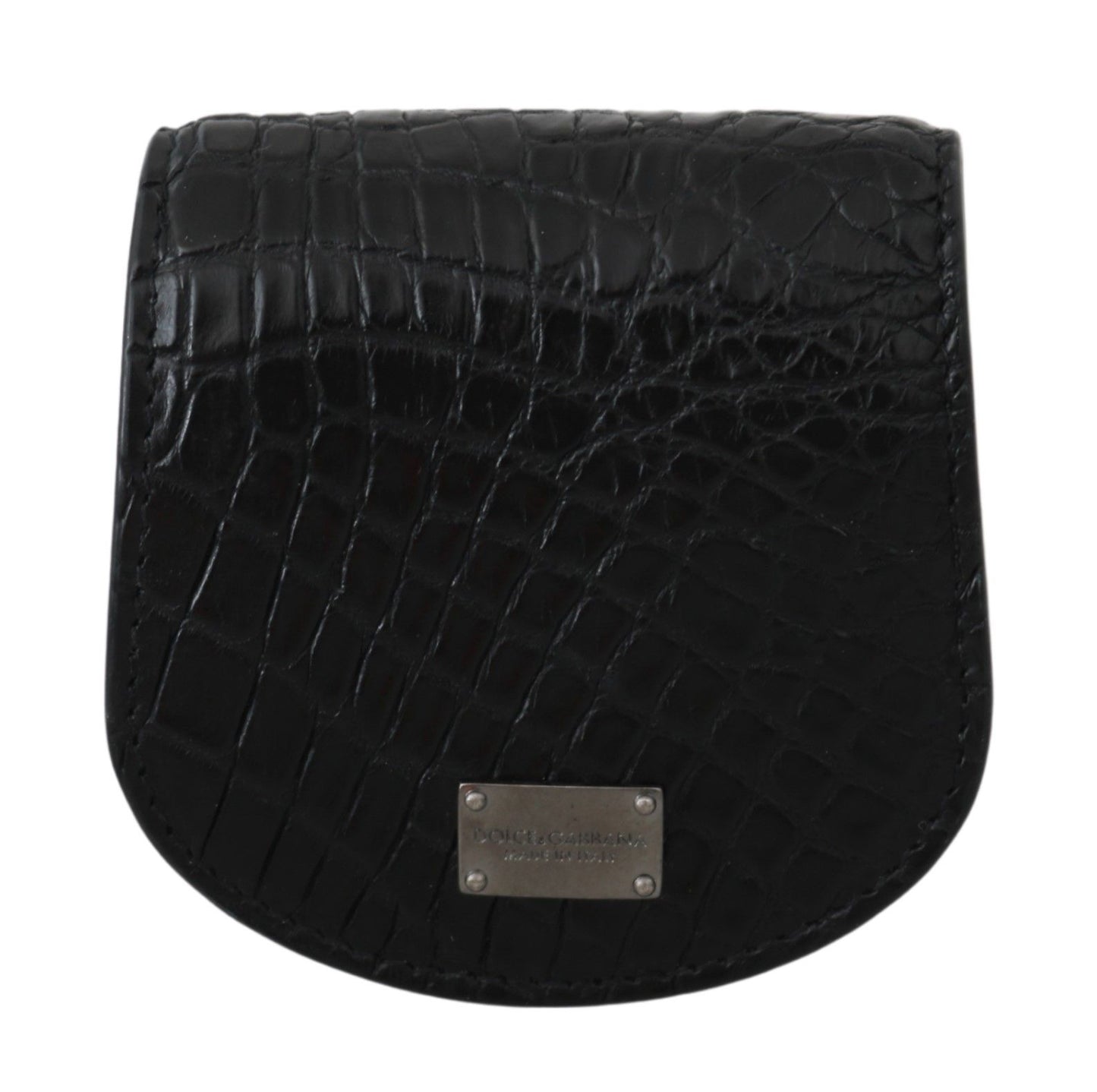 Étui à préservatifs de poche Dolce &amp; Gabbana en peau exotique noire