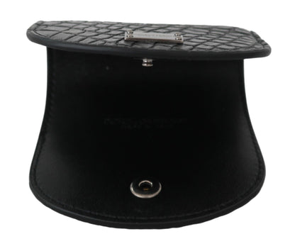 Étui à préservatifs de poche Dolce &amp; Gabbana en peau exotique noire