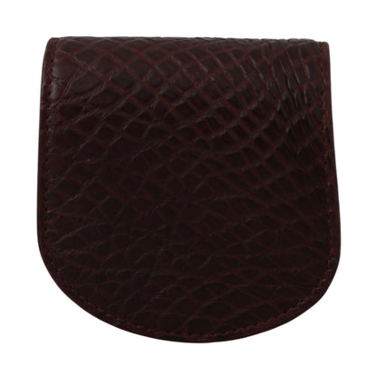 Étui à préservatifs de poche Dolce &amp; Gabbana en peau exotique marron