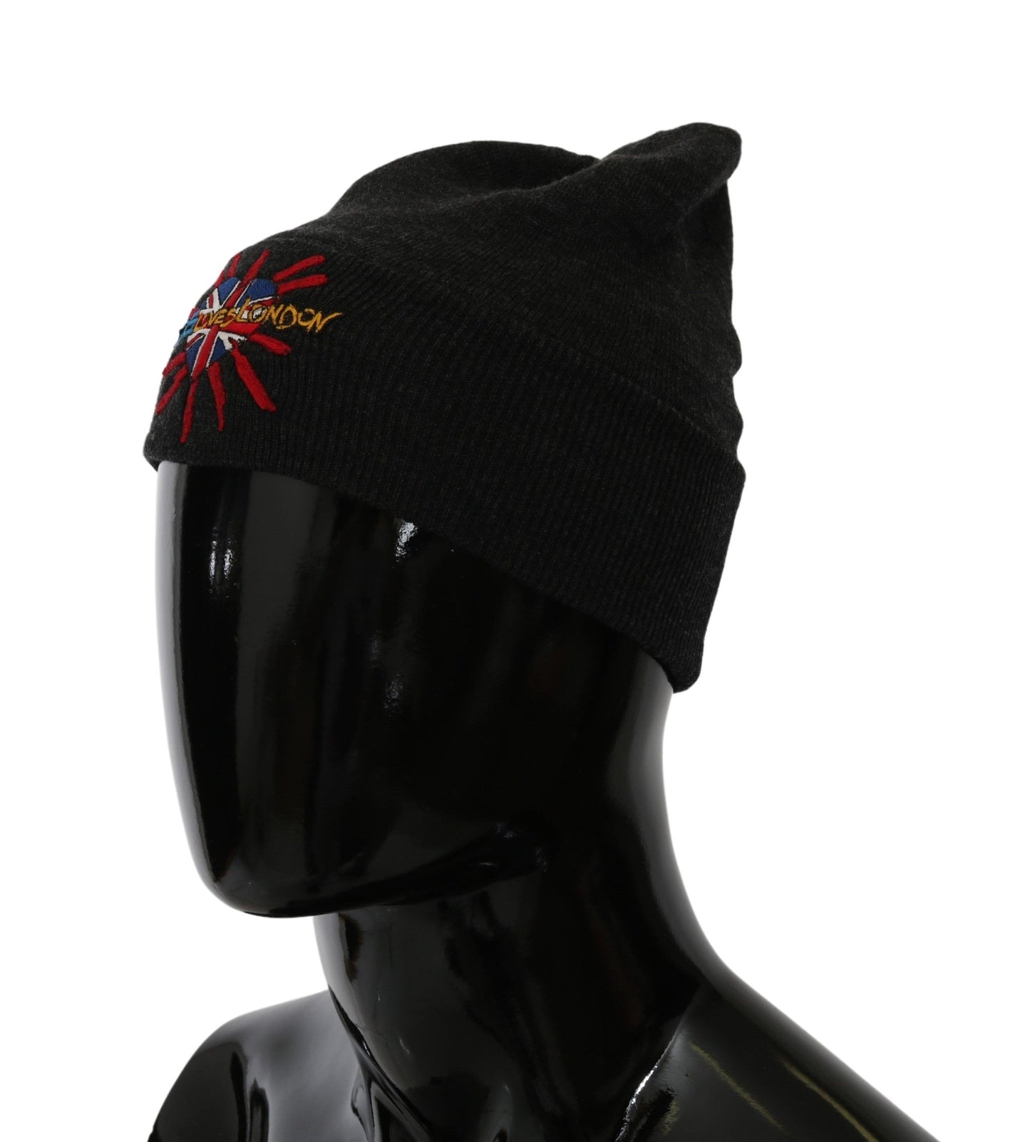 Dolce & Gabbana Gray #DGLovesLondon Beanie Cap