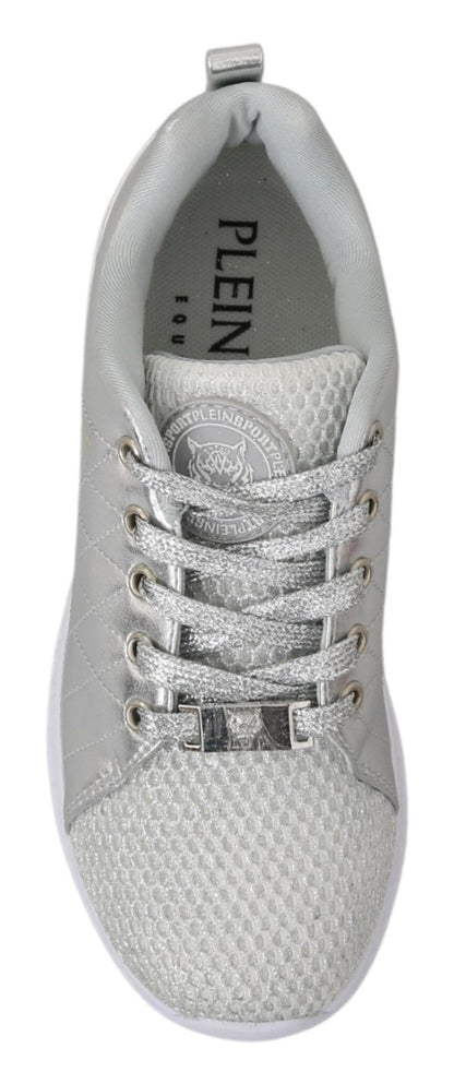 Baskets Philipp Plein Gisella en polyester argenté