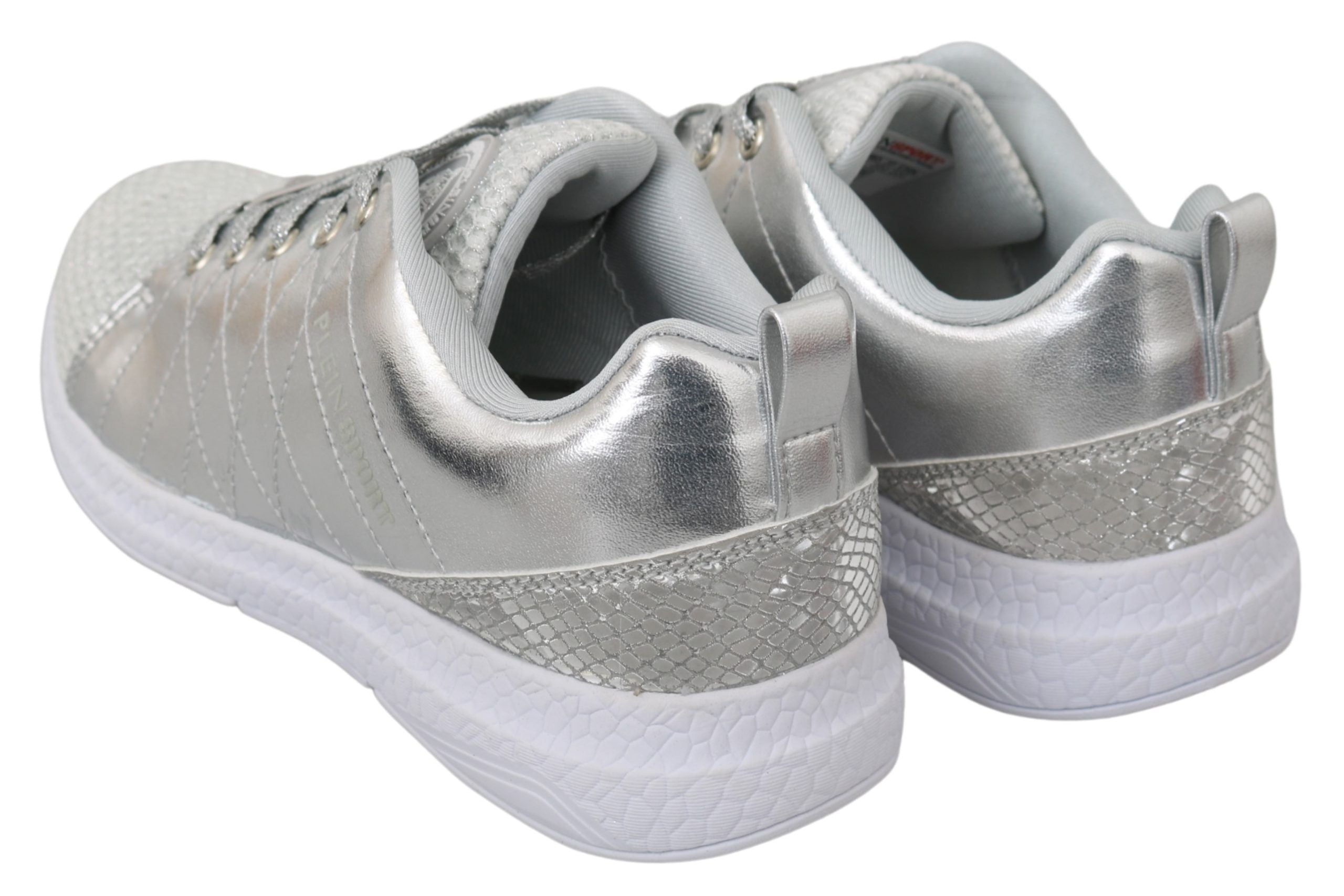 Sneakers en polyester argenté Gisella