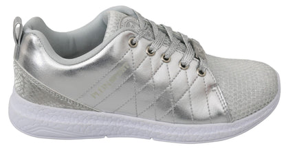 Baskets Philipp Plein Gisella en polyester argenté