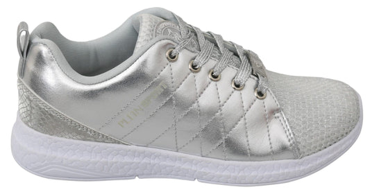 Baskets Philipp Plein Gisella en polyester argenté