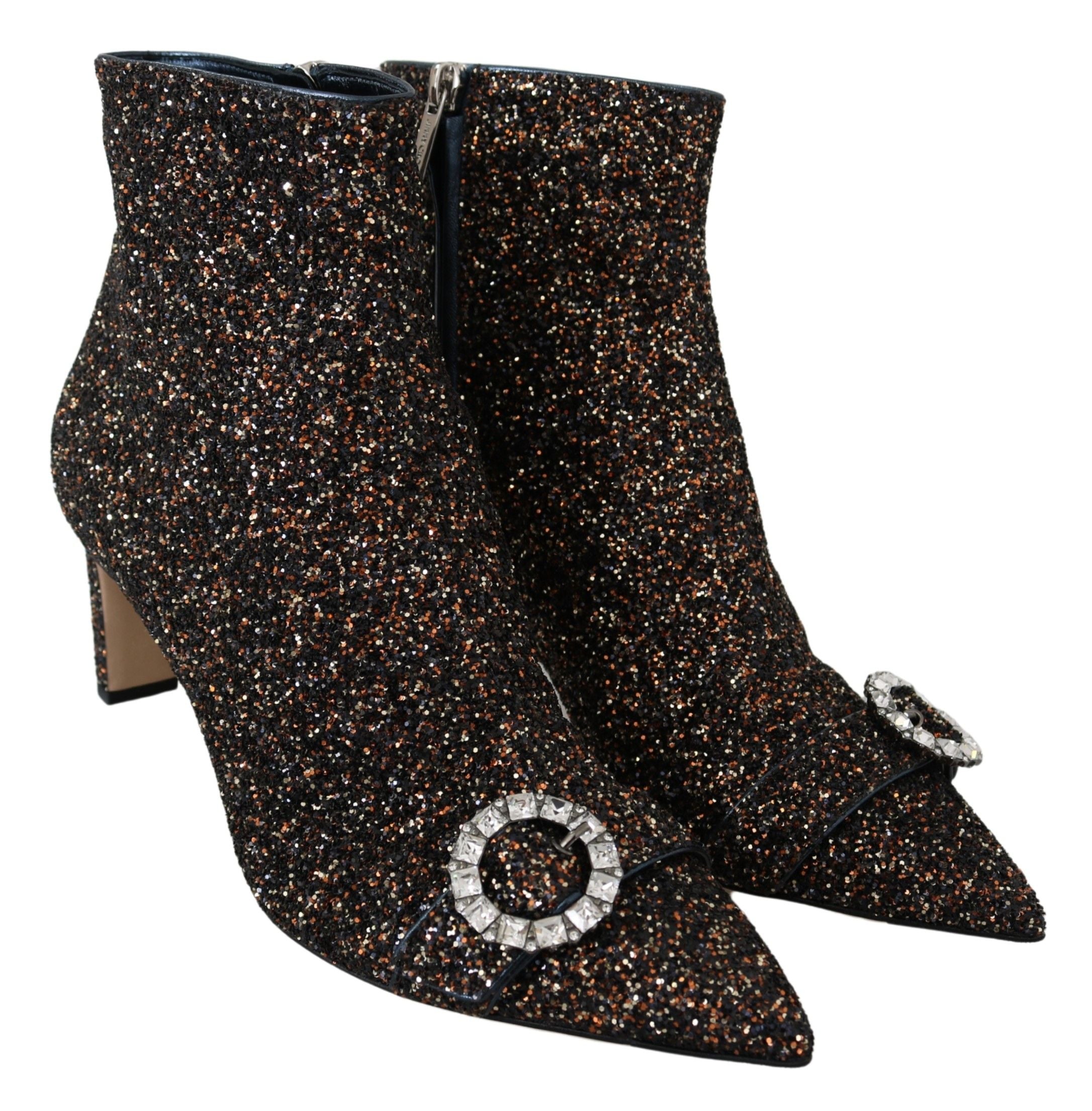 Bottines à talons pailletés Amethyst Mix Hanover
