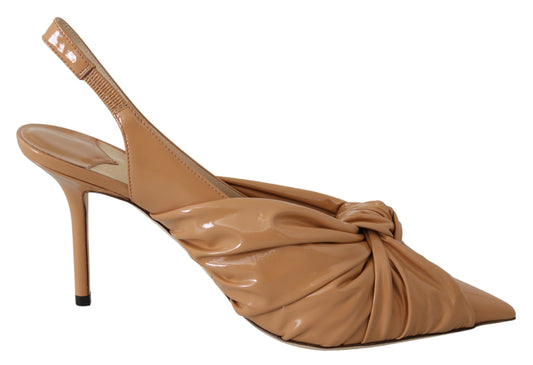 Jimmy Choo Elegante Pumps aus Leder mit spitzer Spitze