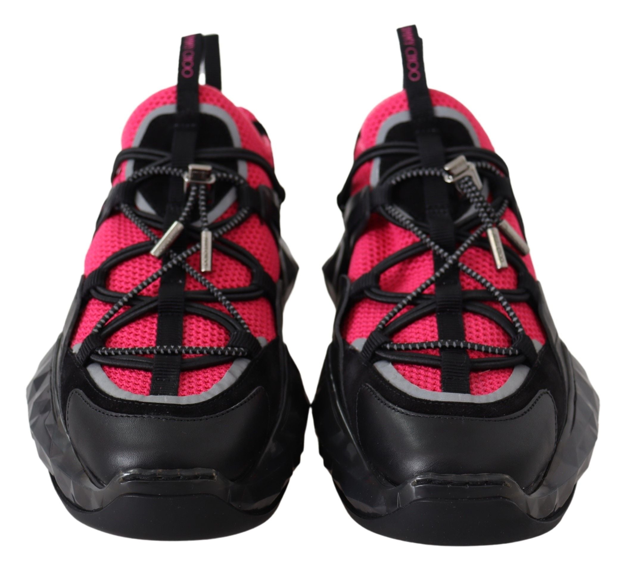 Sneakers en cuir et maille Electric Elegance