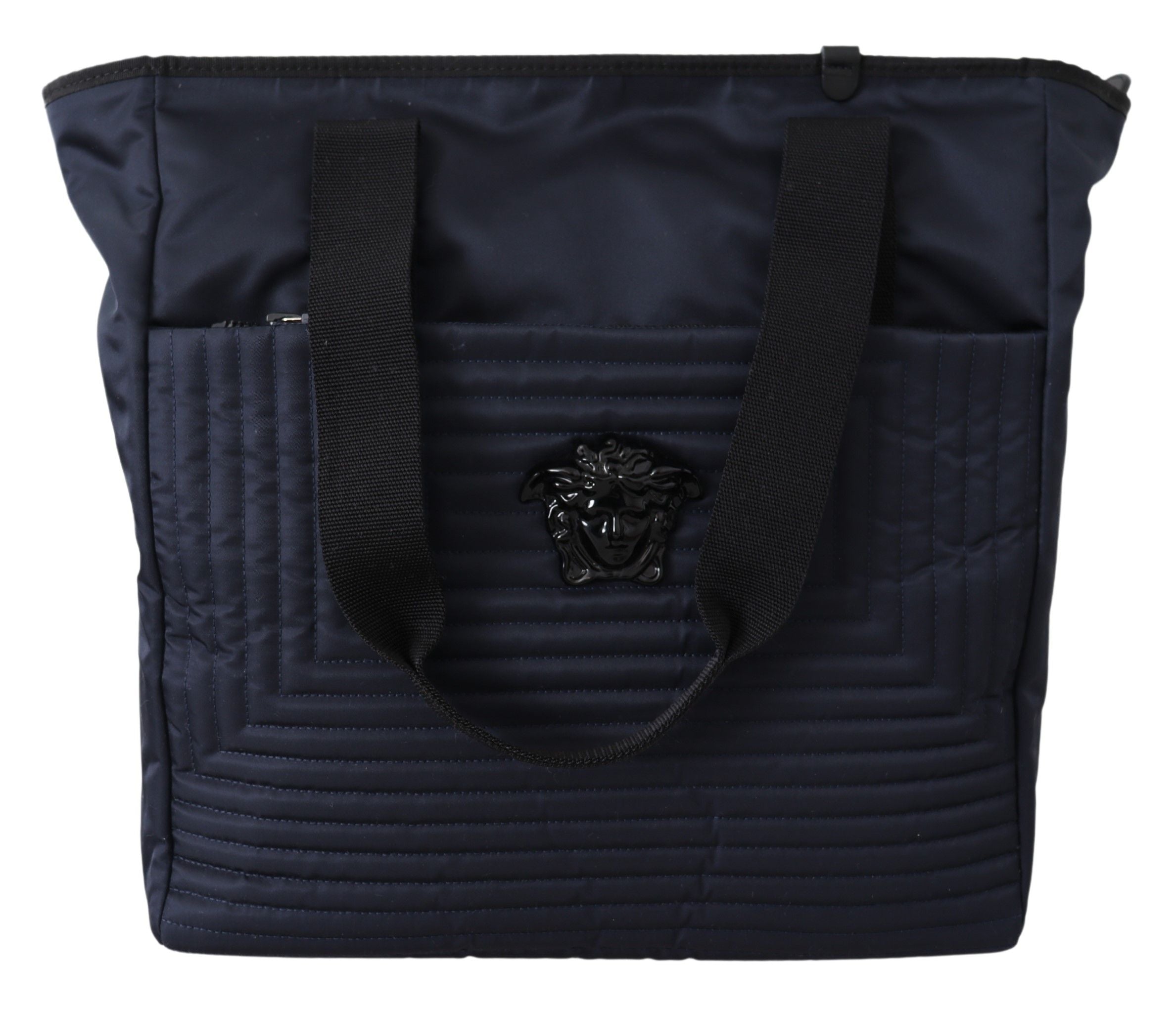 Sac fourre-tout élégant en nylon bleu