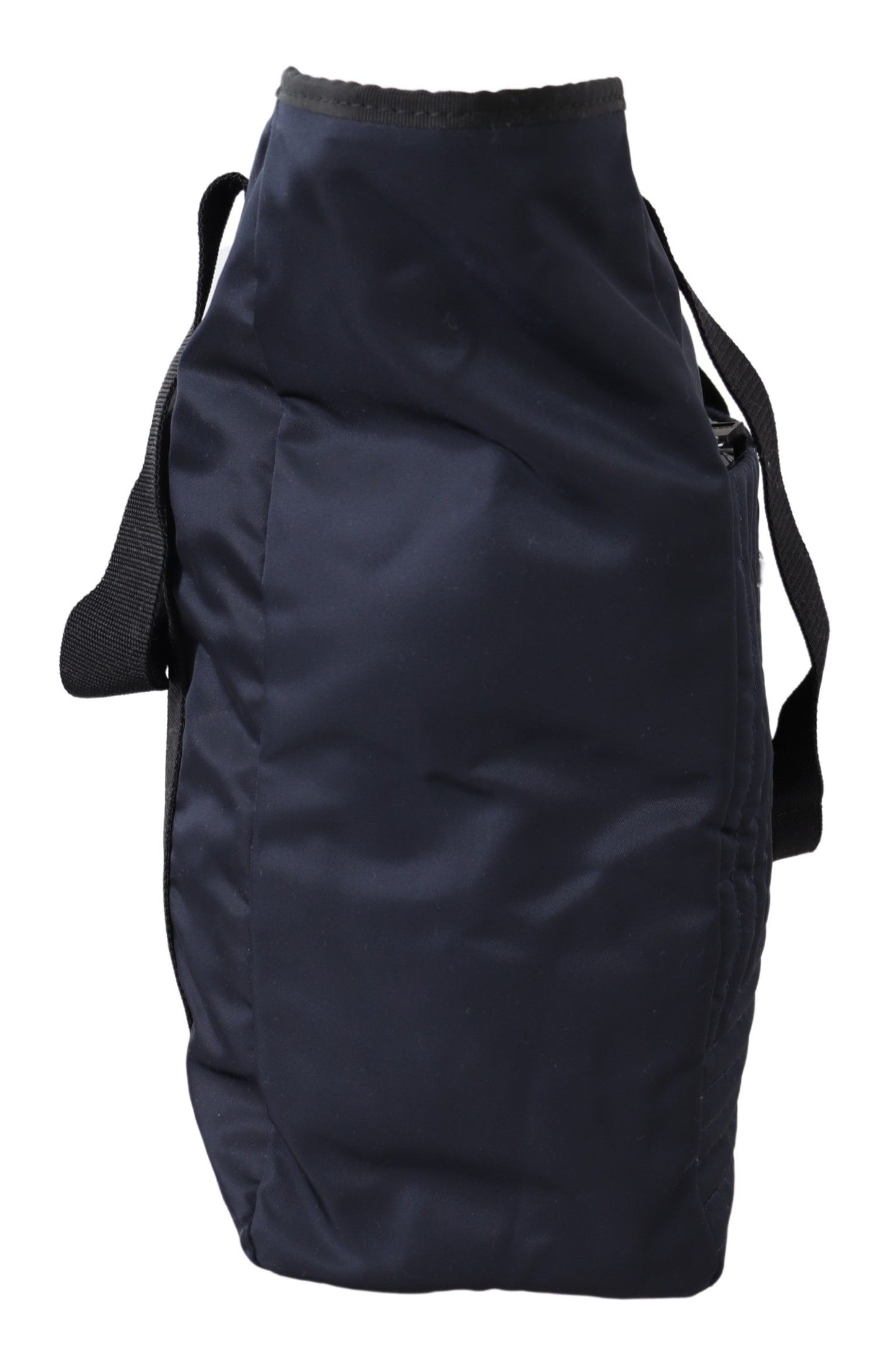 Versace Elegante blaue Nylon-Tragetasche
