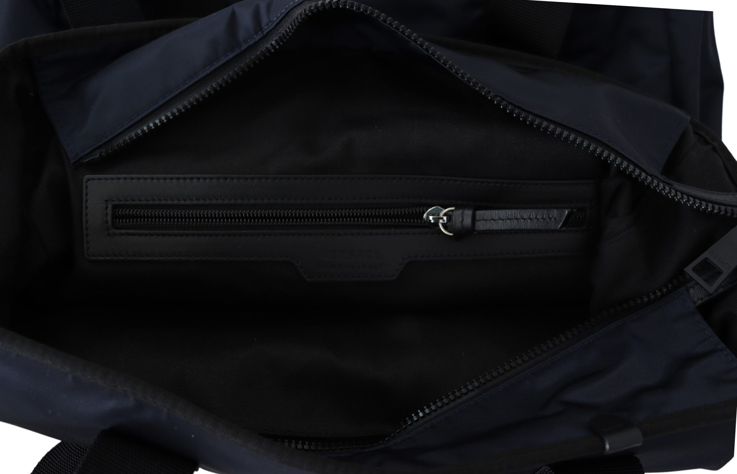 Sac fourre-tout élégant en nylon bleu