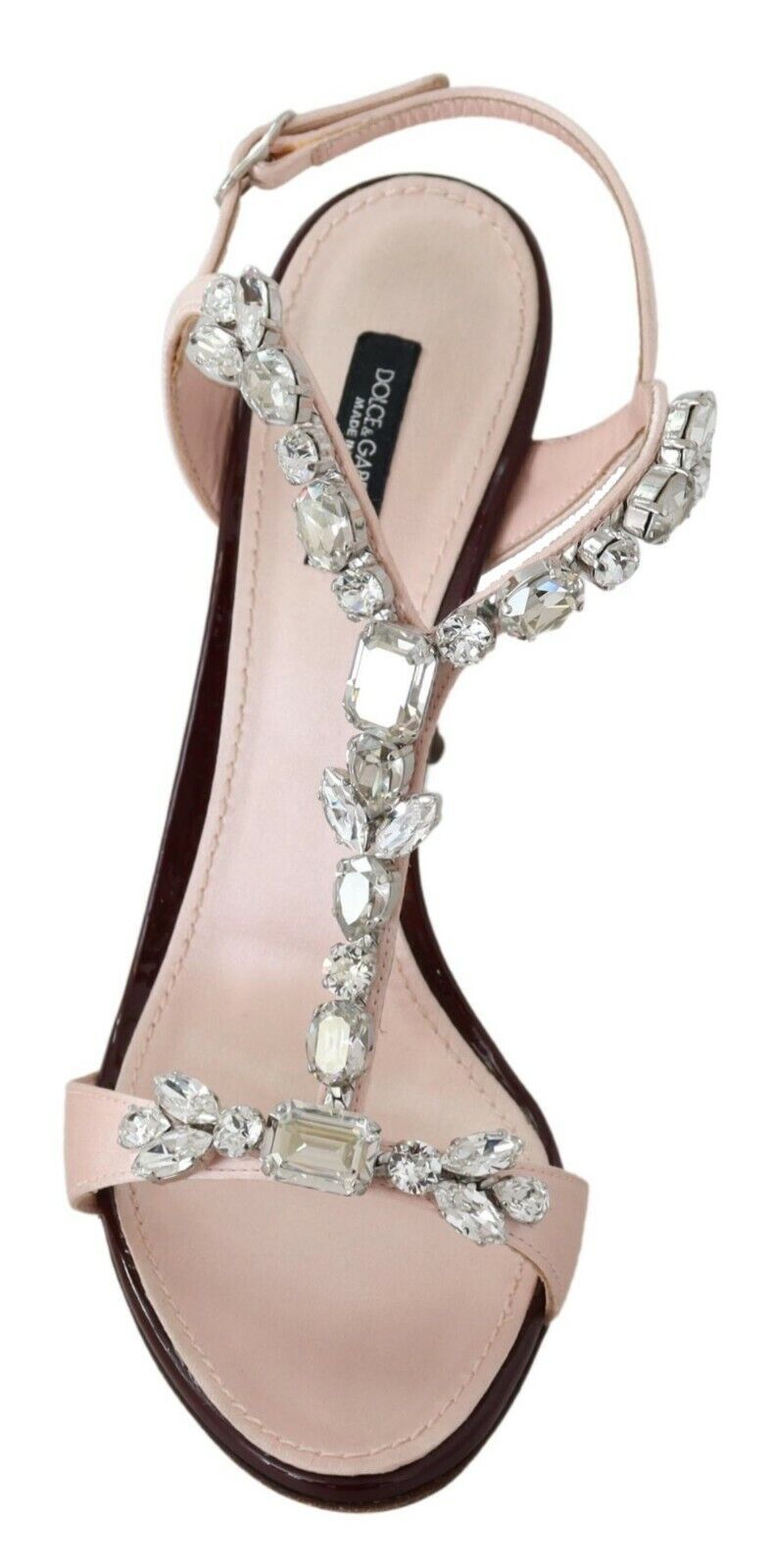 Sandales à talons Keira à cristaux roses Dolce &amp; Gabbana