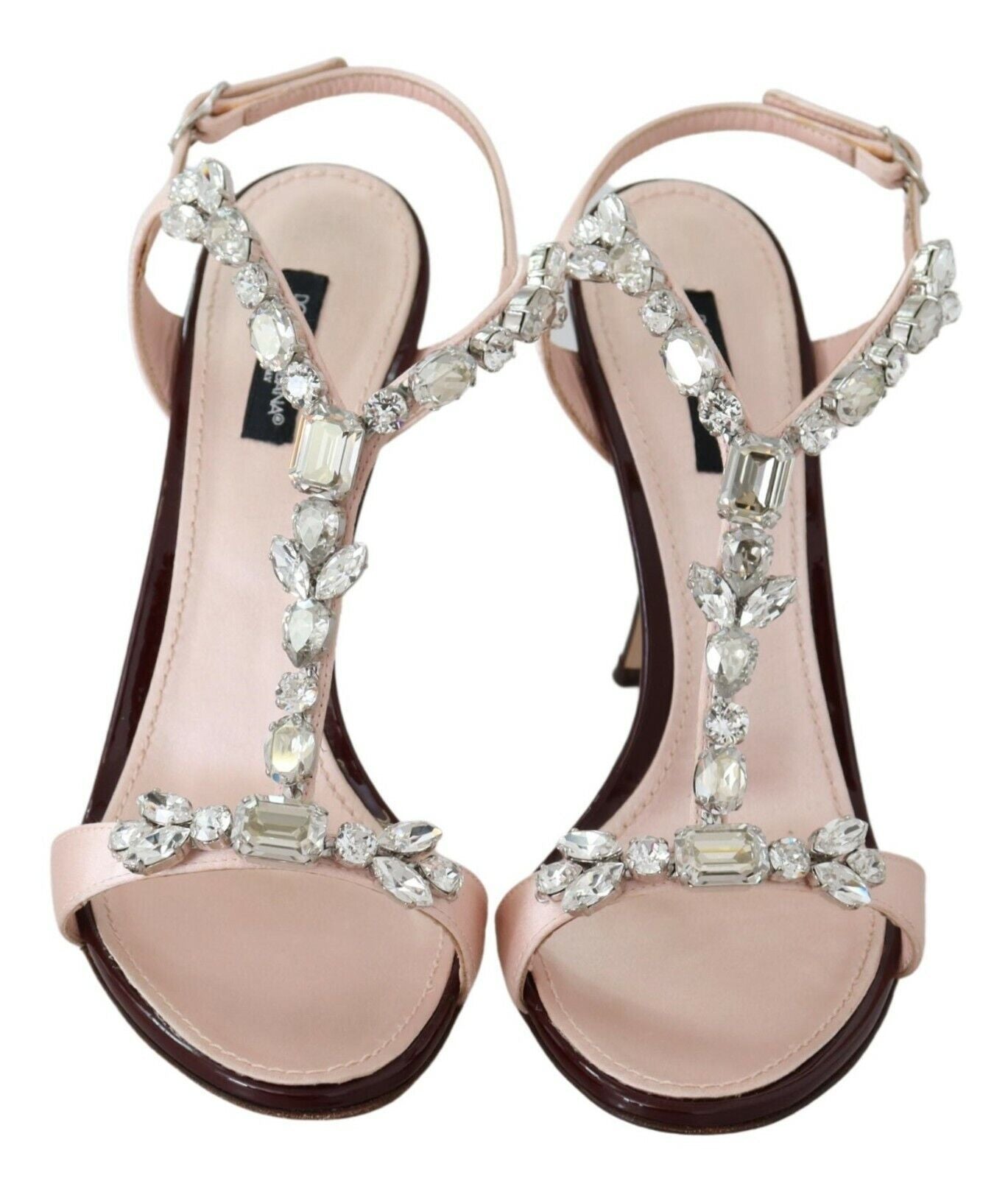 Sandales à talons Keira à cristaux roses Dolce &amp; Gabbana
