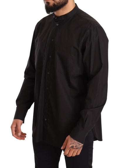 Chemise habillée noire Dolce &amp; Gabbana 100 % coton