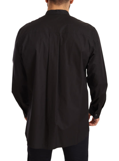 Chemise habillée noire Dolce &amp; Gabbana 100 % coton