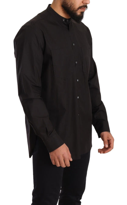 Chemise habillée noire Dolce &amp; Gabbana 100 % coton