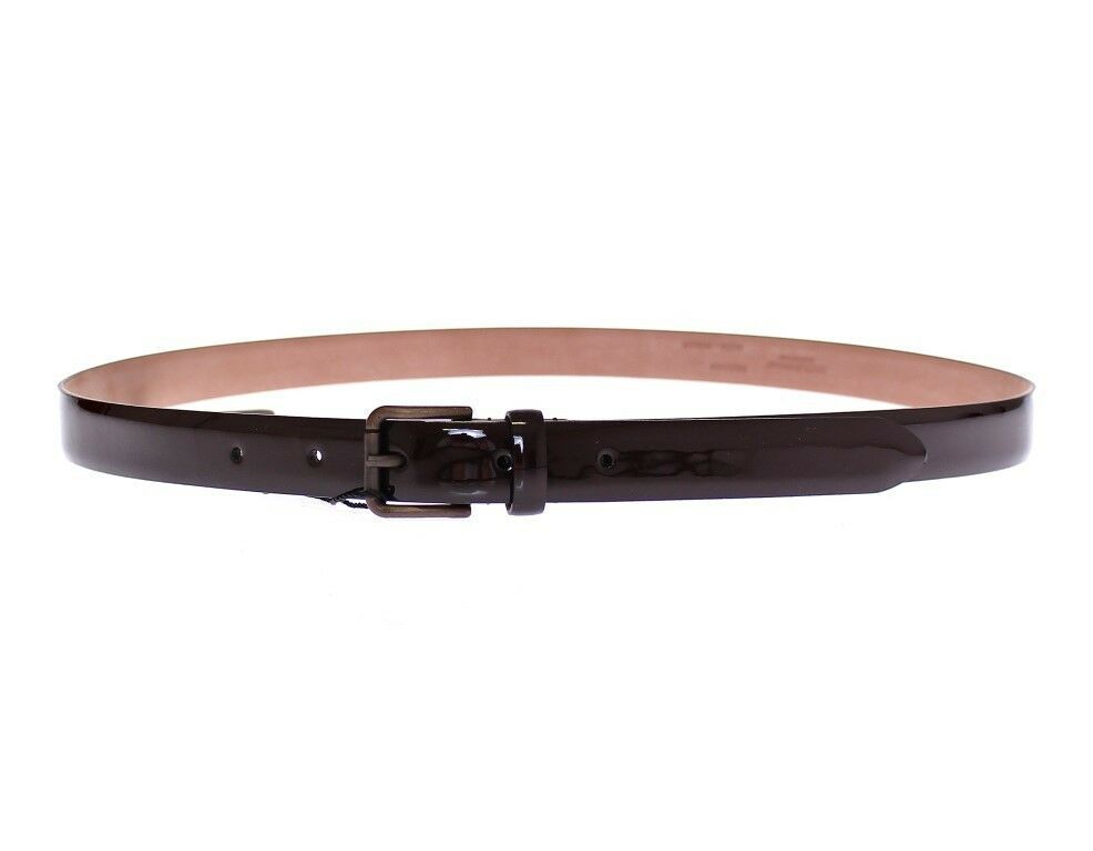 Dolce &amp; Gabbana Ceinture à logo en cuir marron Ceinture Cintura