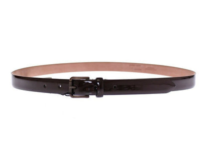 Dolce &amp; Gabbana Ceinture à logo en cuir marron Ceinture Cintura