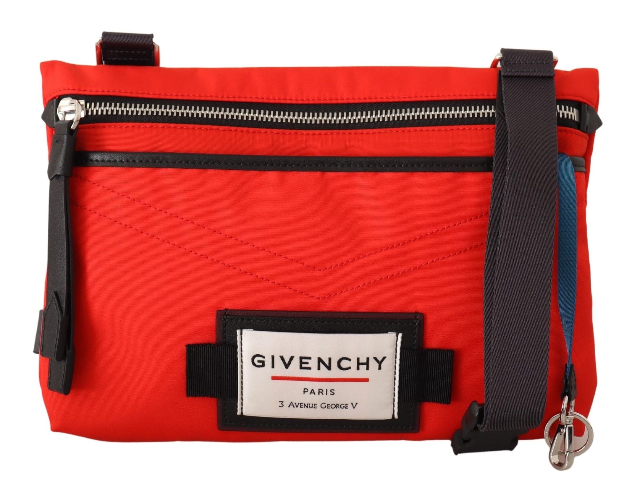 Sac à bandoulière chic rouge et noir pour le centre-ville