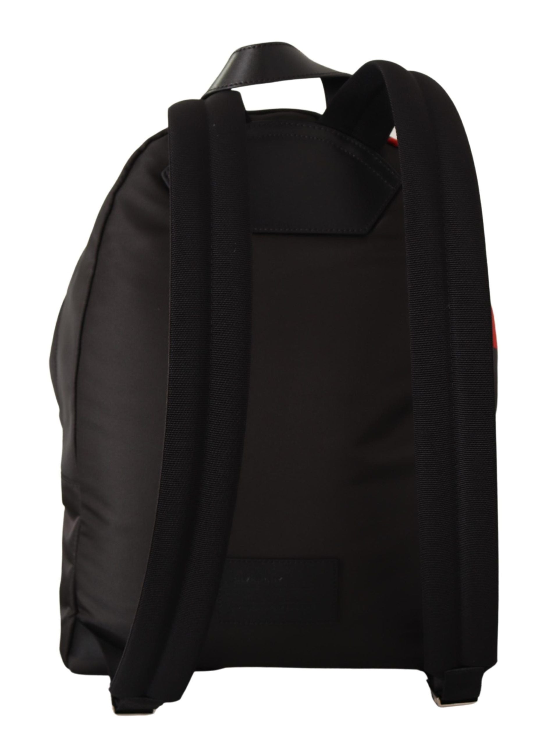 Sac à dos urbain élégant noir et rouge