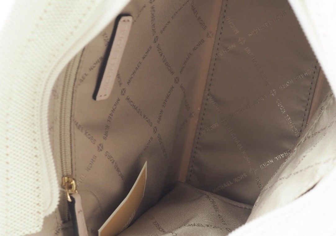 Michael Kors Mirella Kleine Puderrosa Canvas Shopper Umhängetasche Handtasche