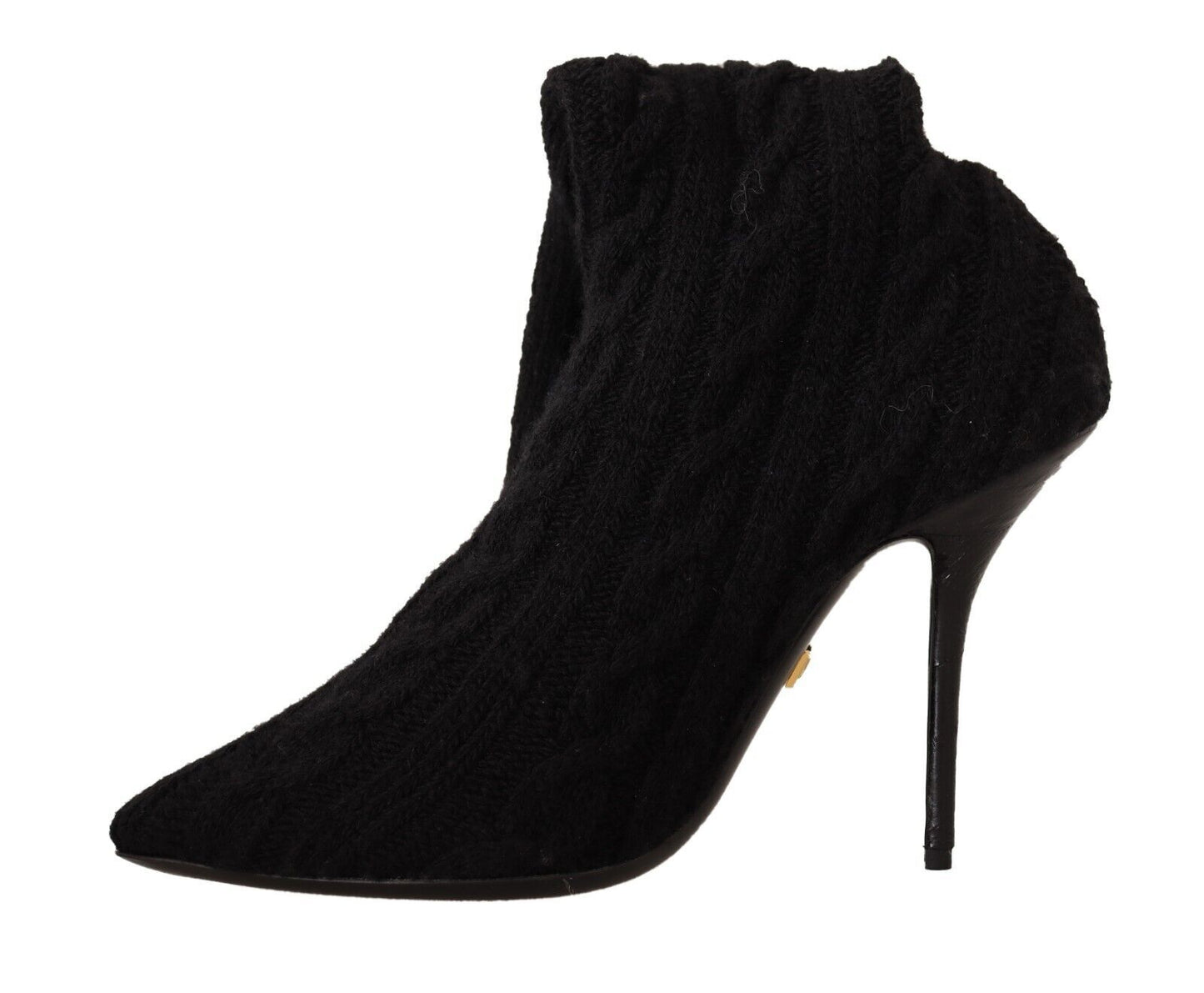 Bottines montantes noires extensibles Dolce &amp; Gabbana